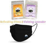 [ 1 PACK = 20 PIECES ] Essential Oil Aroma Scented Mask Patch for Refreshing Scent (LAVENDER) or (CITRUS) Made in Korea!