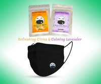 [ 1 PACK = 20 PIECES ] Essential Oil Aroma Scented Mask Patch for Refreshing Scent (LAVENDER) or (CITRUS) Made in Korea!